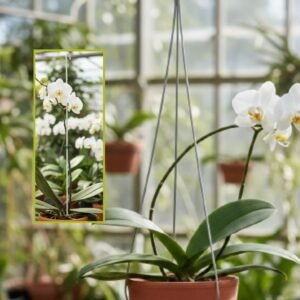 Orchid Pot Hanging Hooks & Stakes