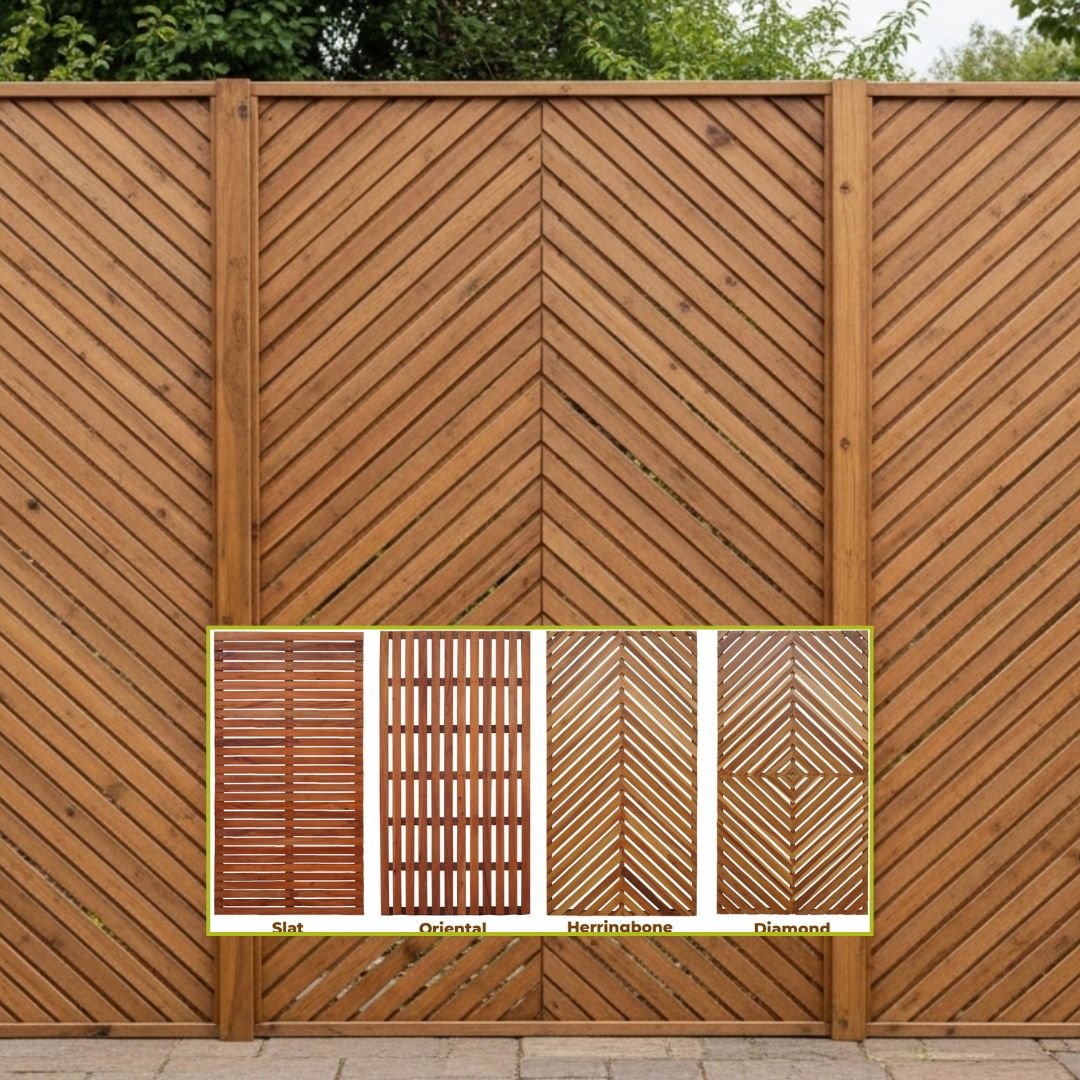 Wood Fencing Panel